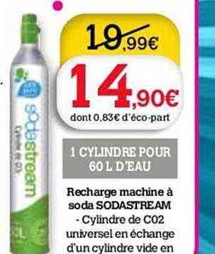 Recharge Machine à Soda Sodastream