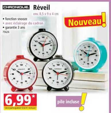 réveil chroniques
