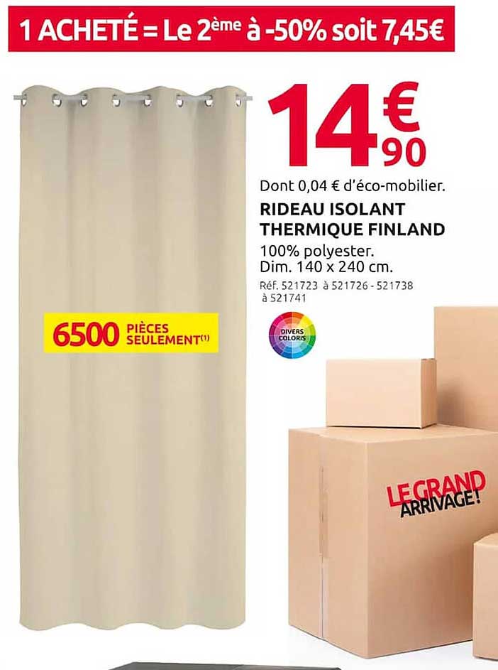 rideau isolant thermique finland