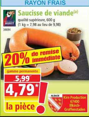 Saucisse De Viande Hurst