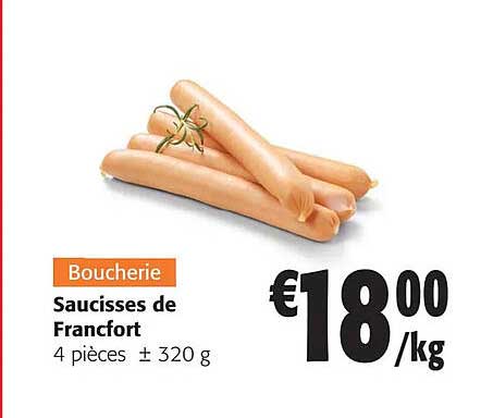saucisses de francfort