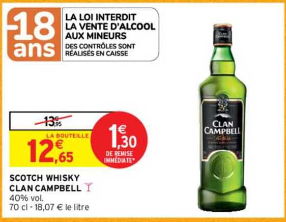 scotch whisky clan campbell