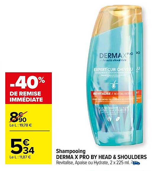 shampooing derma x pro by head & shoulders