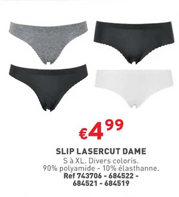 slip lasercut dame