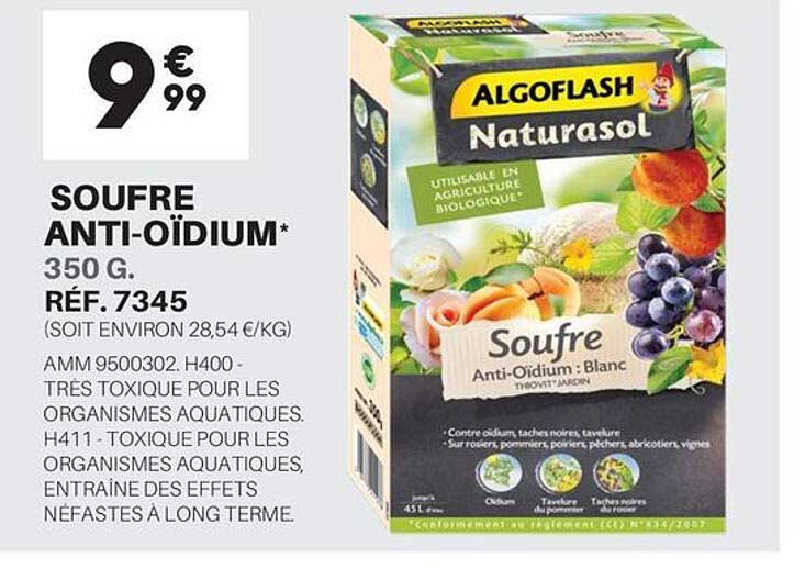 soufre anti-oidium*