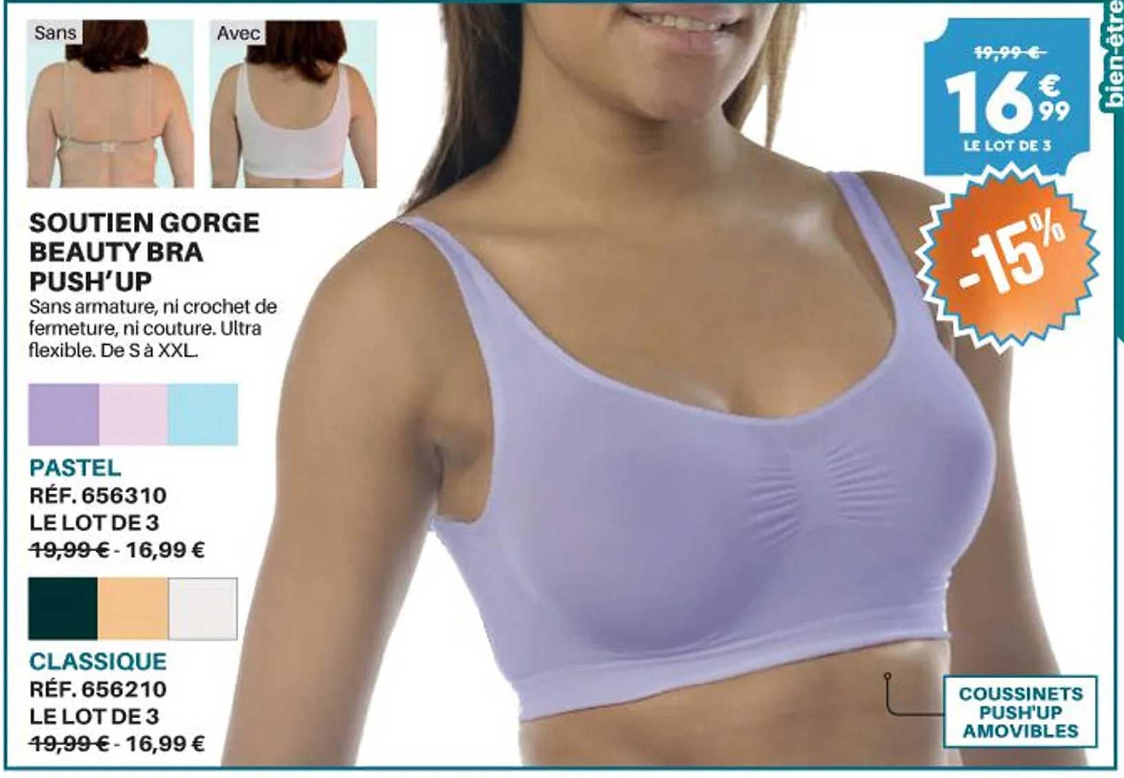 soutien gorge beauty bra push'up