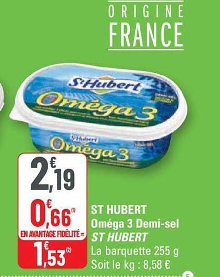st hubert oméga 3 demi-sel st hubert