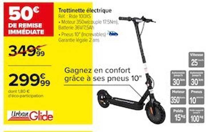 trottinette électrique urban glide