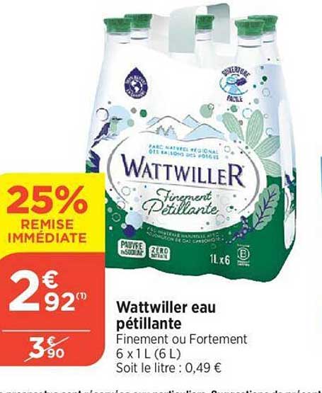 wattwiller eau pétillante finement ou fortement