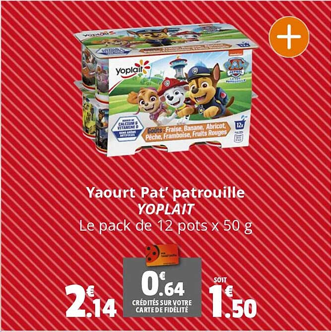 yaourt pat' patrouille yoplait
