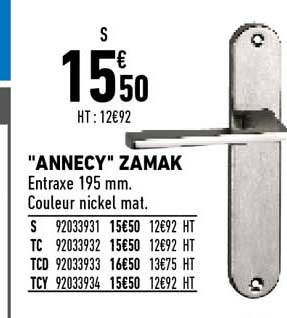 "annecy" zamak