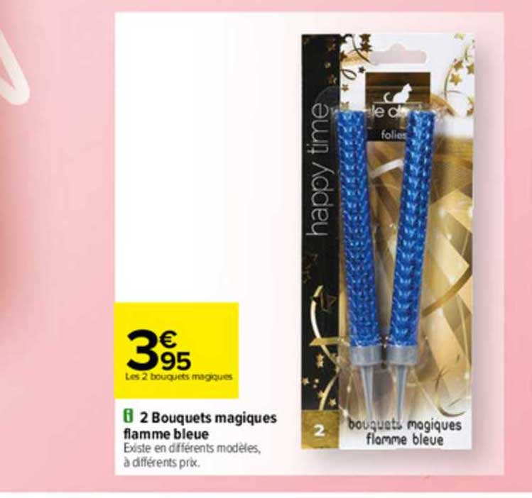 2 Bouquets Magiques Flamme Bleue