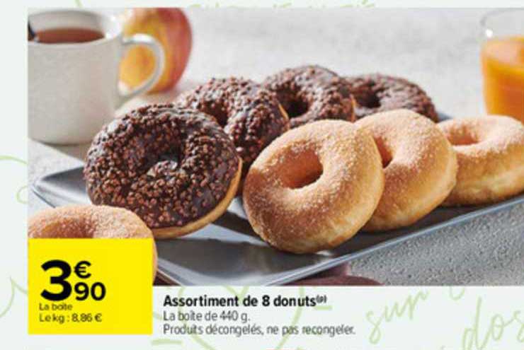 Assortiment De 8 Donuts