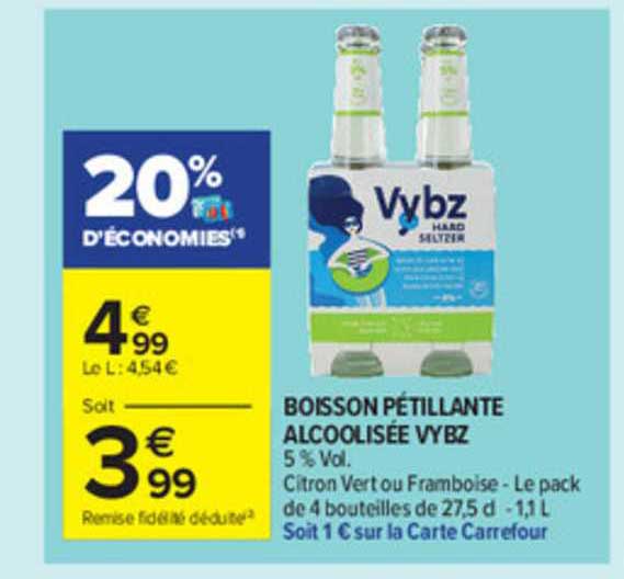Boisson Pétillante Alcoolisée Vy Bz