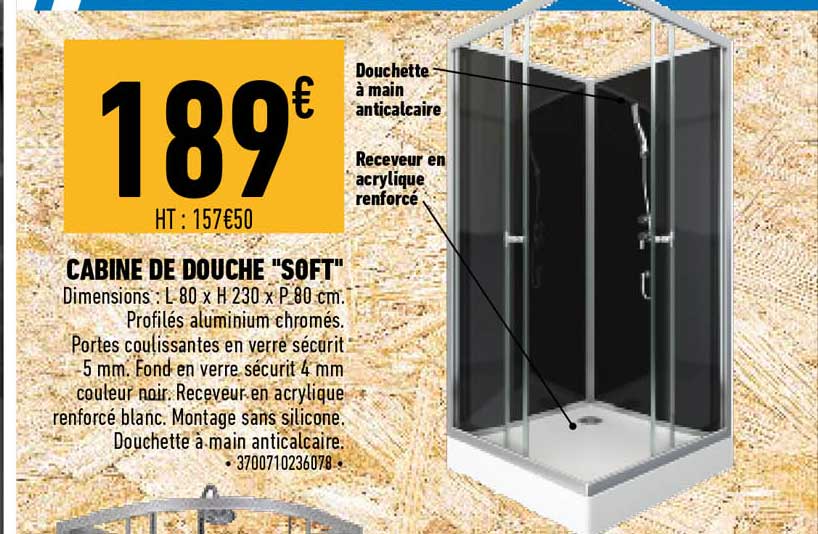 Cabine De Douche "soft"