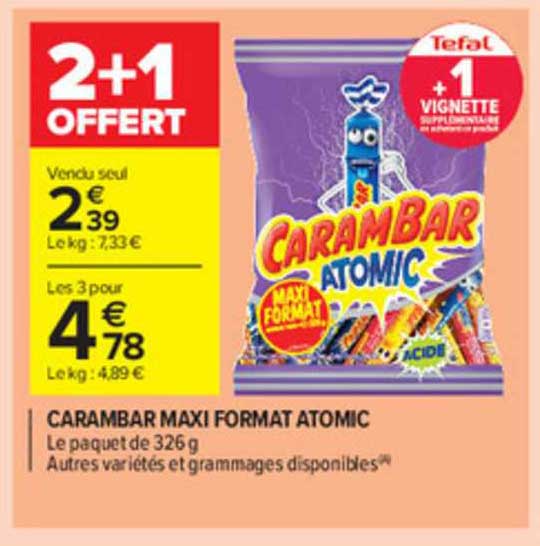 Carambar Maxi Format Atomic