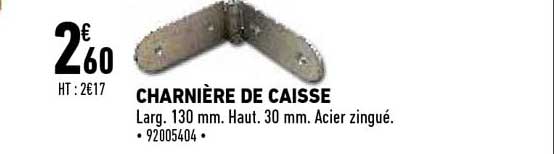 Charnière De Caisse