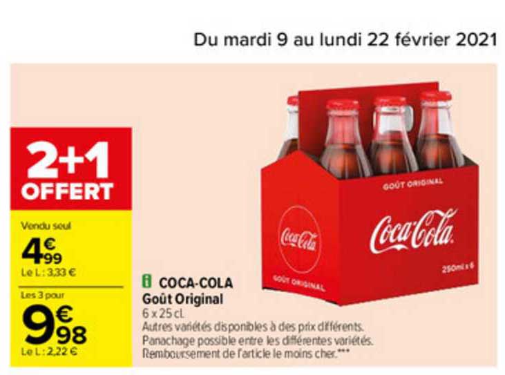 coca-cola goût original