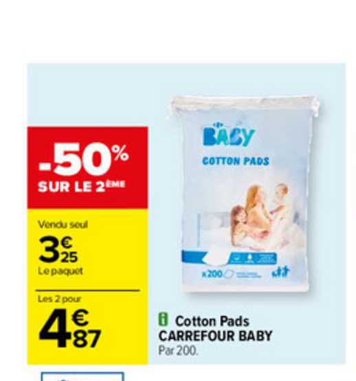 cotton pads carrefour baby