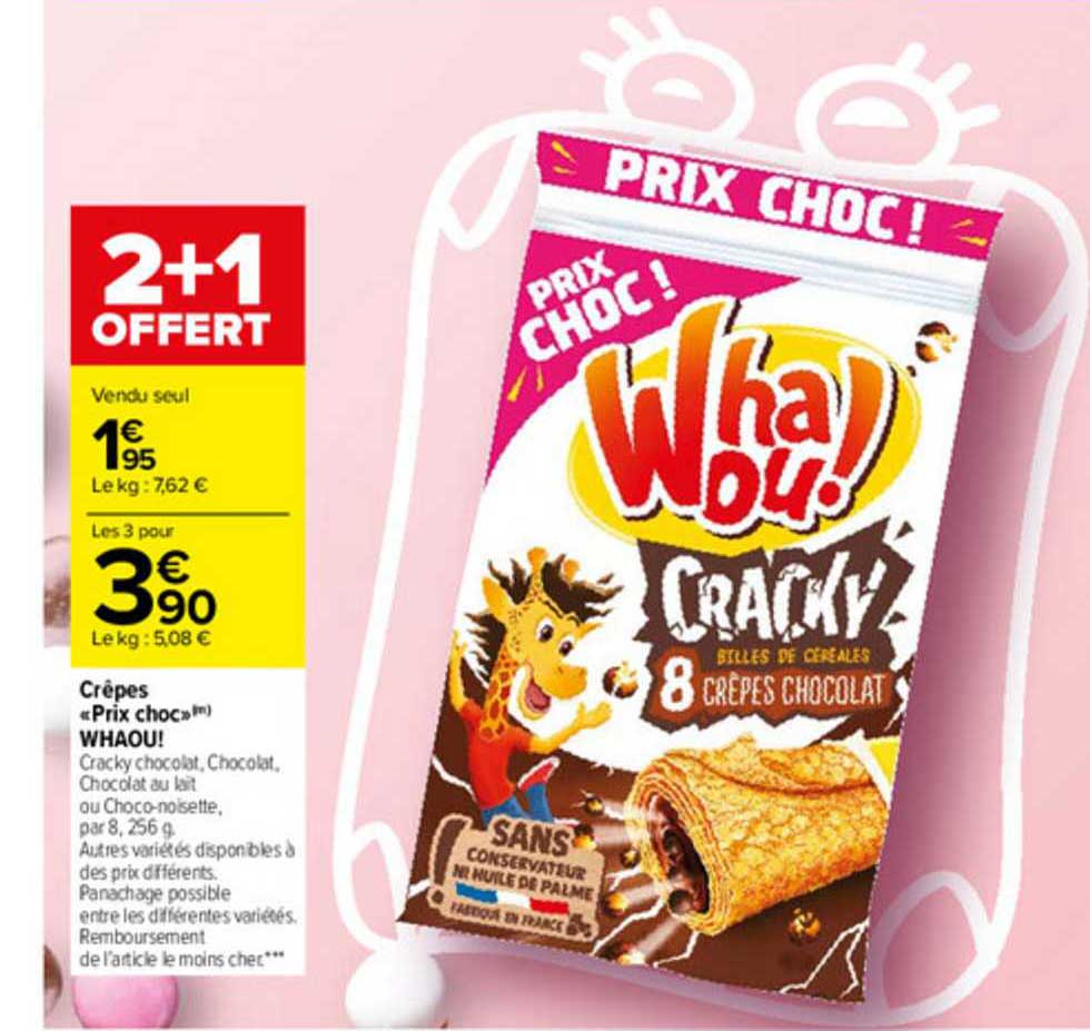 crêpes "prix choc" whaou!