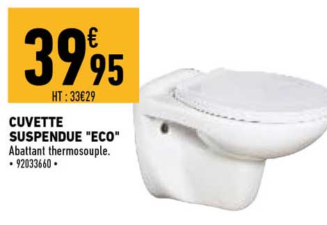 cuvette suspendue "eco"