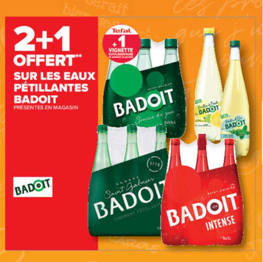 eaux pétillantes badoit