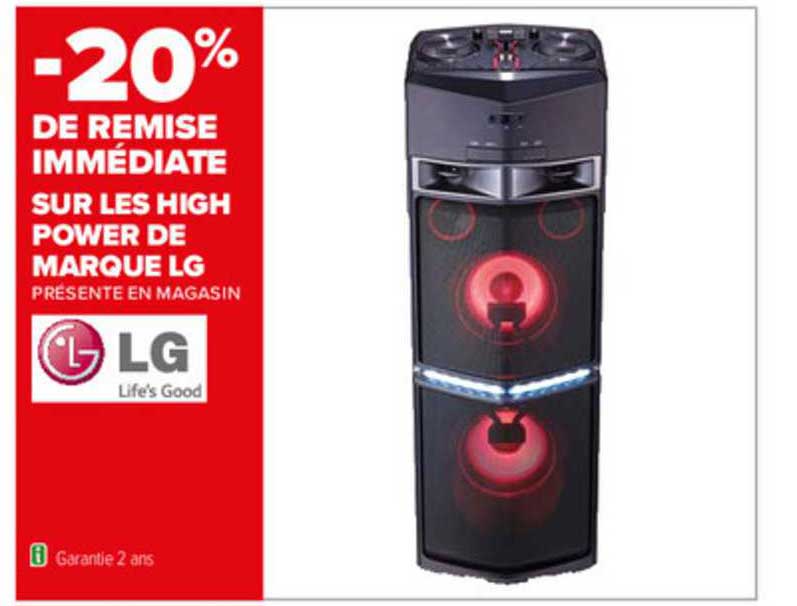 high power de marque lg