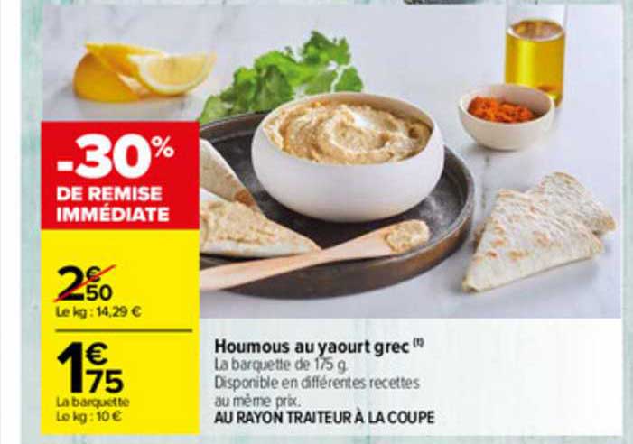 houmous au yaourt grec
