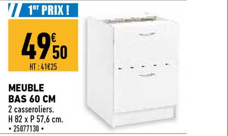 Meuble Bas 60 Cm