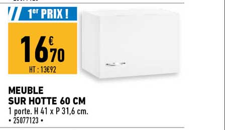 Meuble Sur Hotte 60 Cm