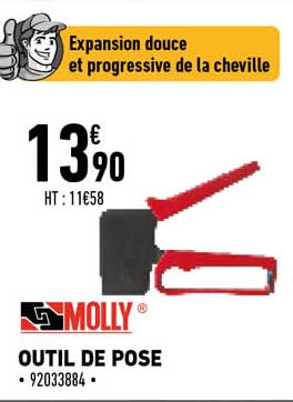 outil de pose molly