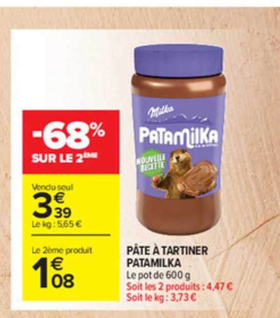 Pâte à Tartiner Patamilka