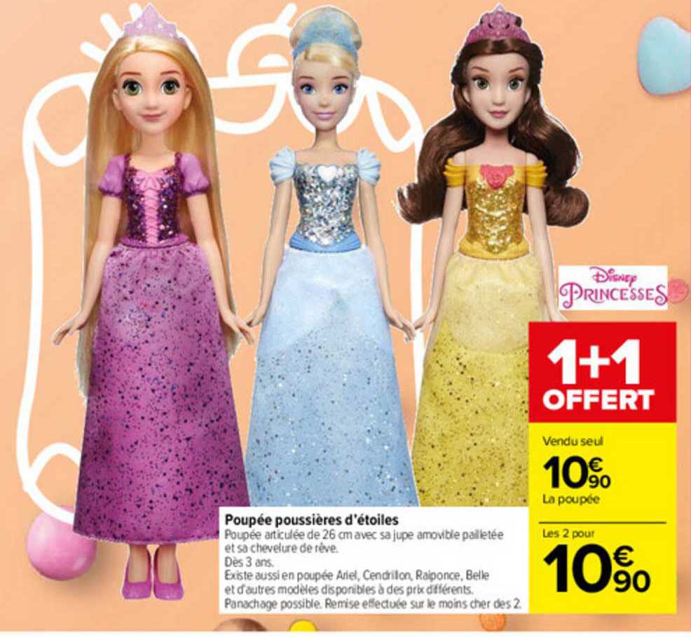 poupée poussières d'étoiles disney princesses