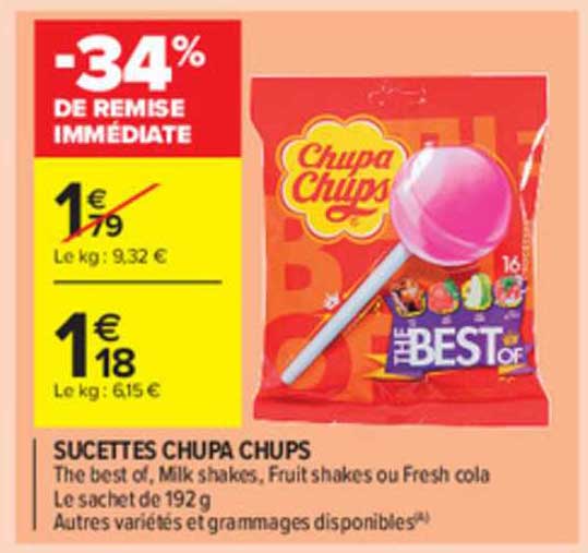 Sucettes Chupa Chups The Best Of