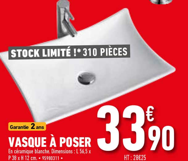 Vasque à Poser