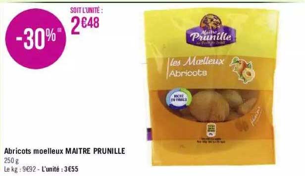 abricots moelleux maître prunille