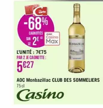 Aoc Monbazillac Club Des Sommeliers