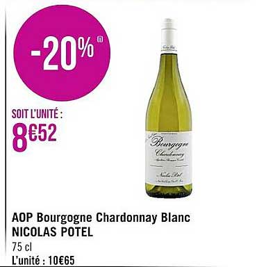 aop bourgogne chardonnay blanc nicolas potel