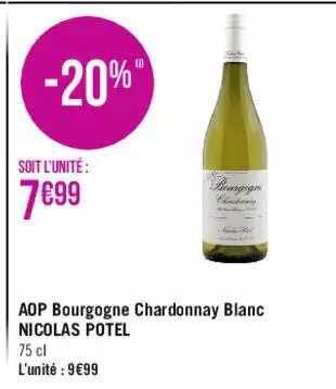 aop bourgogne chardonnay blanc nicolas potel