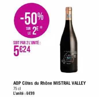 aop côtes du rhône mistral valley