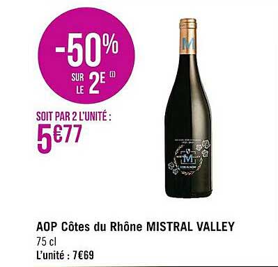 aop côtes du rhône mistral valley