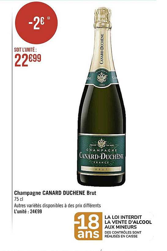 champagne canard duchêne brut