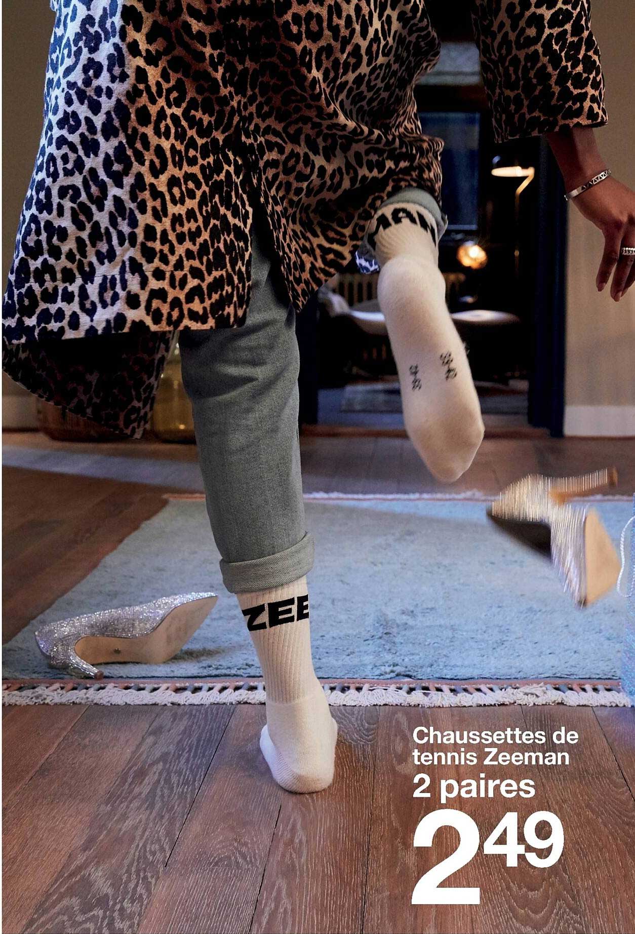 chaussettes de tennis zeeman