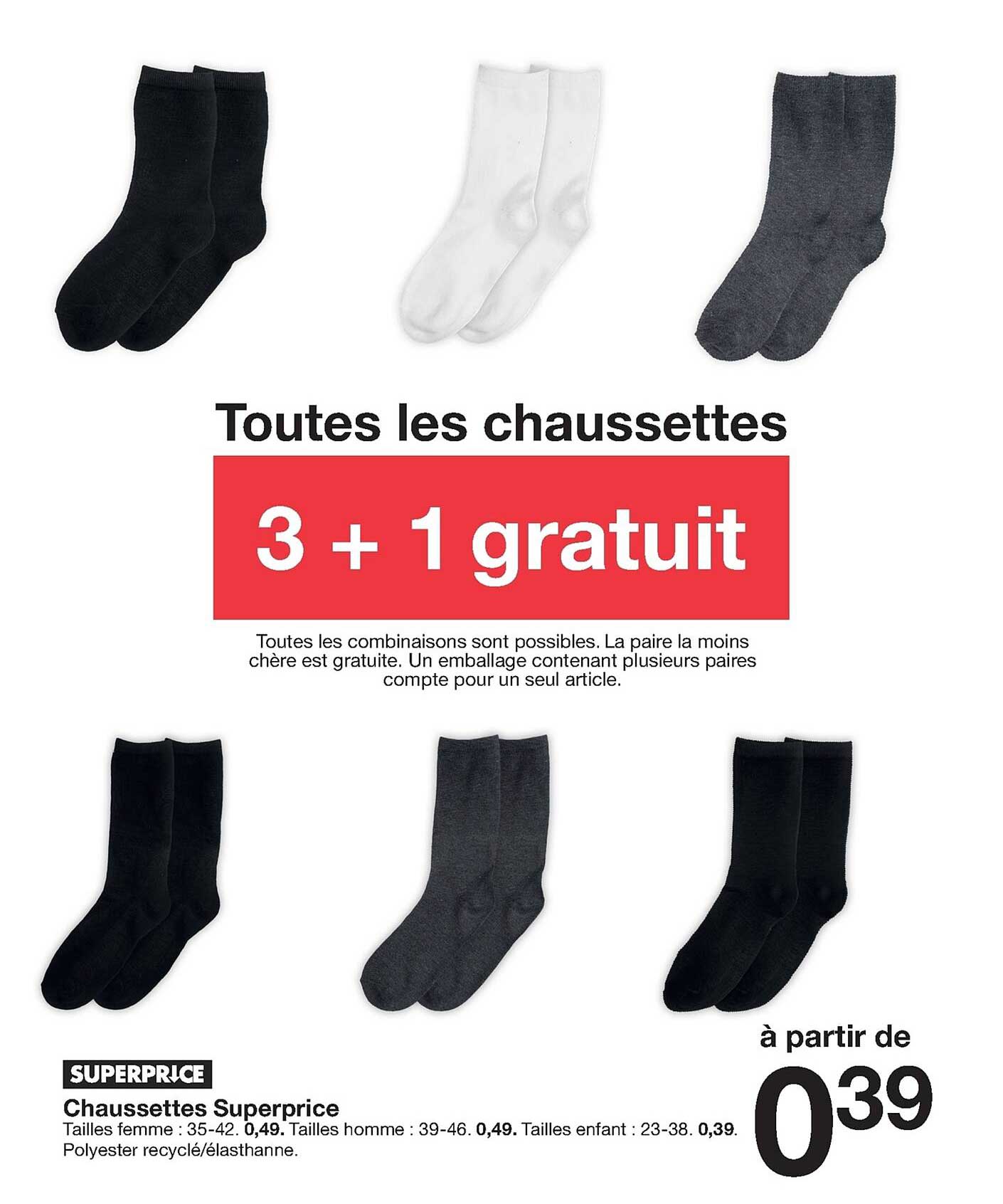 Chaussettes Superprice