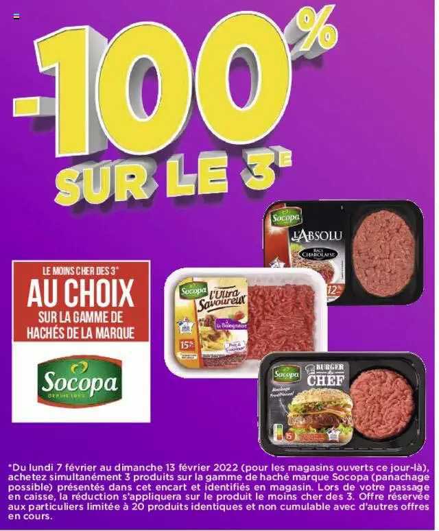 La Gamme De Hachés De La Marque Socopa