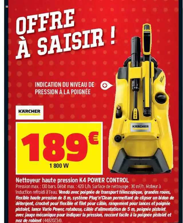 nettoyeur haute pression k4 power control