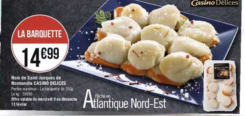 noix de saint-jacques de normandie casino délices