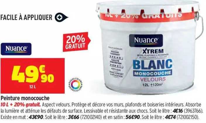 Peinture Monocouche Nuance