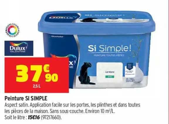 Peinture Si Simple Dulux Valentine