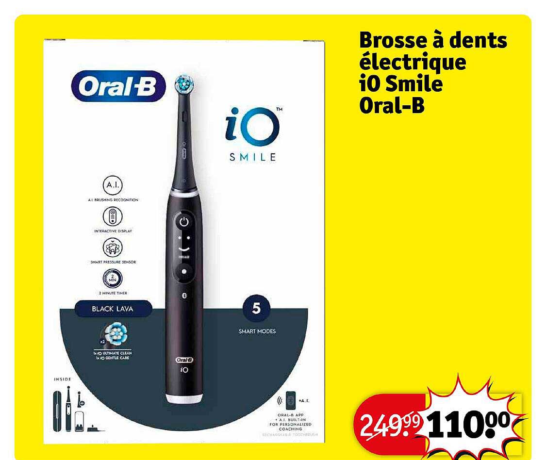 brosse à dents électrique io smile oral-b